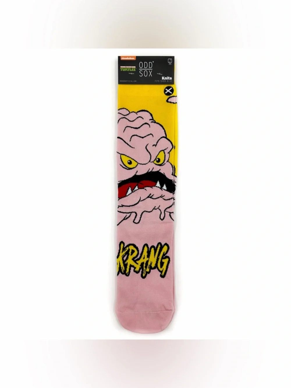 Odd Sox TMNT Crew Socks Bundle 4 Pairs Teenage Mutant Ninja Turtles Krang